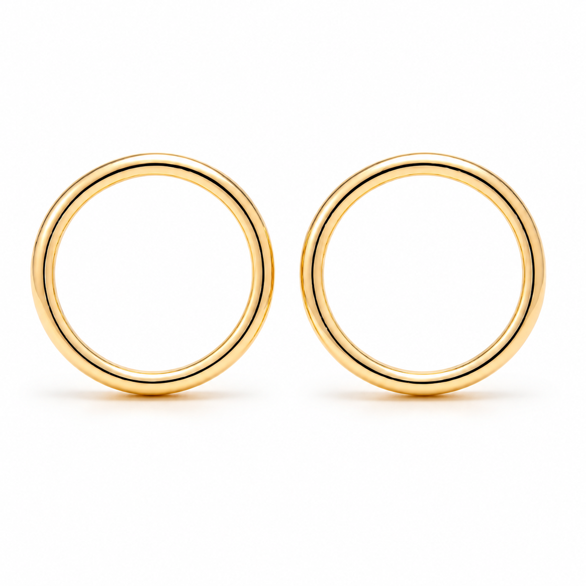 Auraliven Classic Gold Hoop Earrings