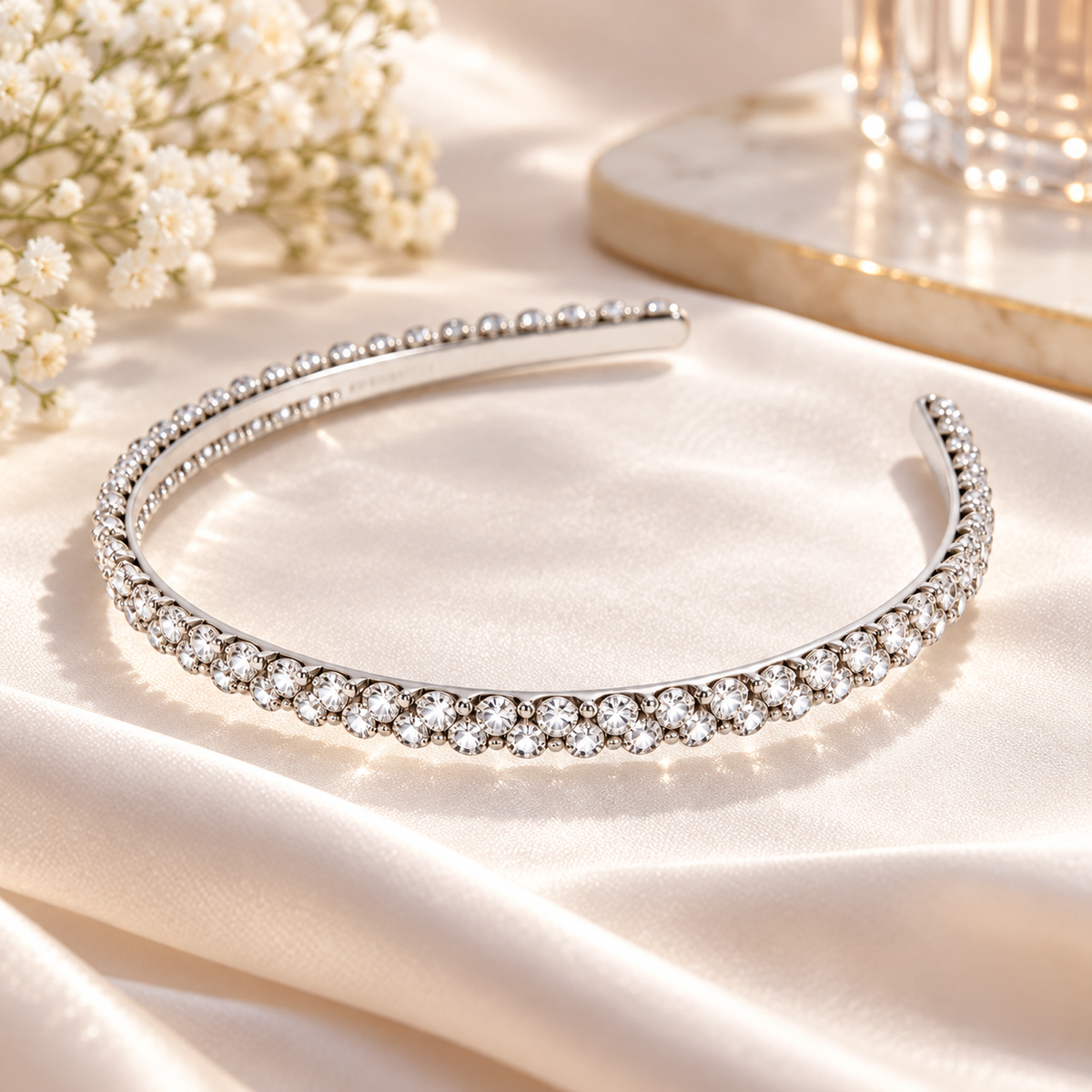 Auraliven Crystal Decorated Headband