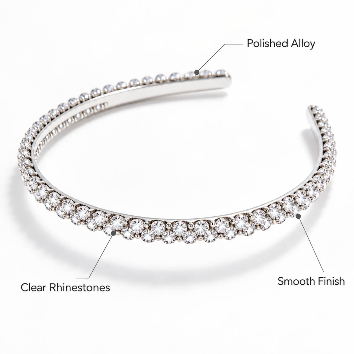 Auraliven Crystal Decorated Headband