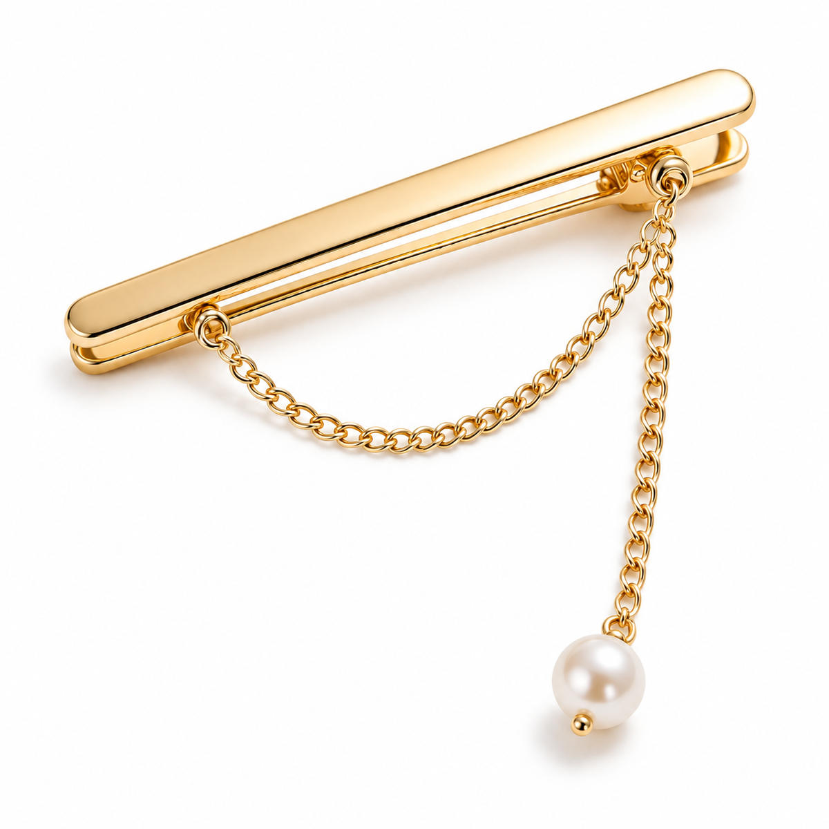 Auraliven Pearl-Style Chain Hair Clip