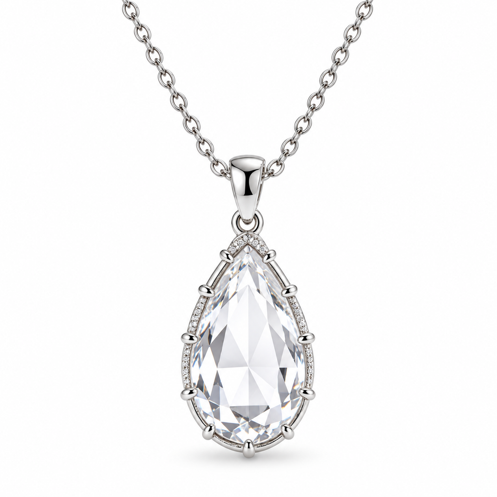 Auraliven Teardrop Pendant Necklace