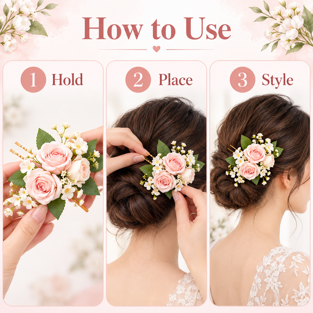 Auraliven Floral Hair Clip