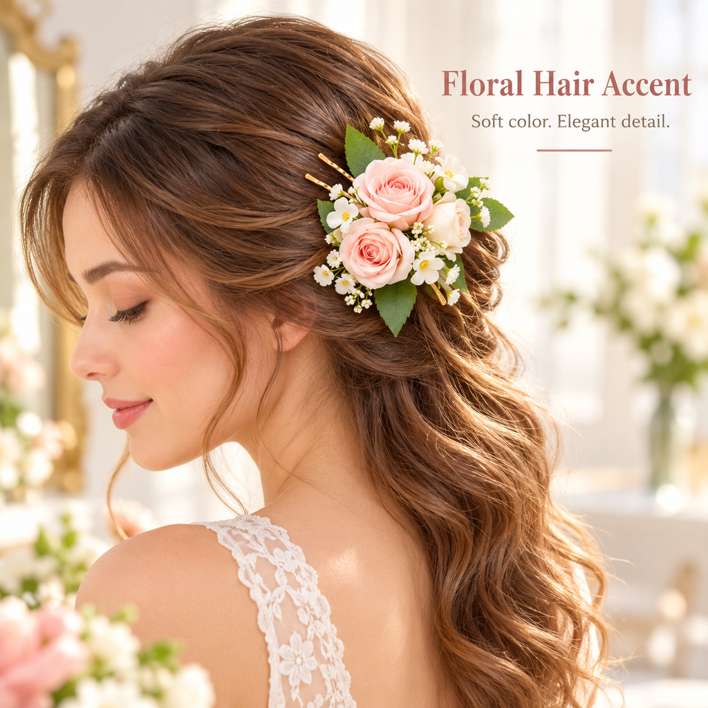 Auraliven Floral Hair Clip
